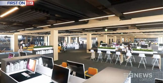 Nu visar det sig att man i Sidney, Australien, bygger ett helt kontorskomplex i samma material.