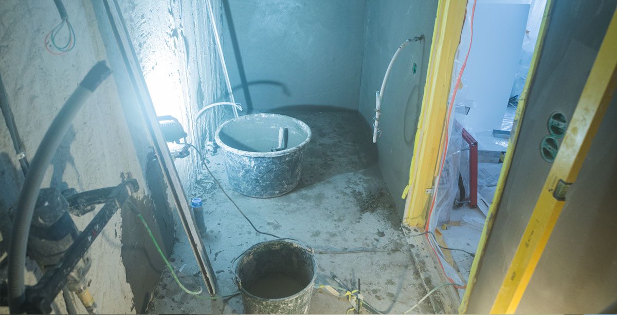 Brf Opalen 5 - Toalett under renovering